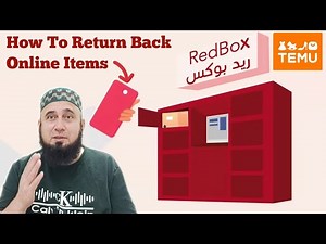 How To Return Back Online Items | Temu Items Return Back In RedBox | RedBox Machine Use | RedBox KSA