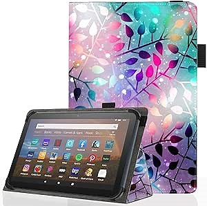 Amazon.com: Pudiceva Universal 10 10.1 Inch Android Tablet Case,Slim Folding Stand Cover for All 9"-10.5" Touchscreen Tablet Case with Stylus Pen Holder,Colorful Flowers 02 : Electronics