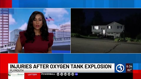 VIDEO: Injuries reported when oxygen tank explodes in Plymouth