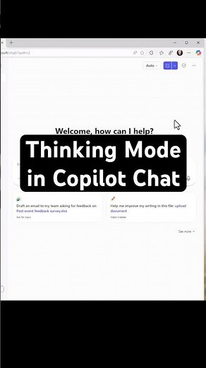 How to use the Thinking Selector in Copilot Chat 🧠 #microsoft365copilot #microsoft365