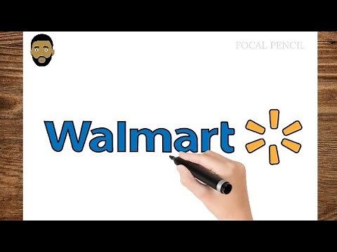 How To Draw Walmart Logo / Easy Drawing step by step