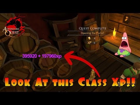Secret Quests With LOTS Of Class XP! (Free Guardian TF) AdventureQuest 3D