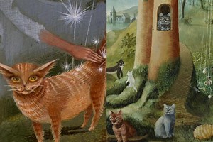 ‘El paraíso de los gatos’ y otras obras de Remedios Varo con gatitos - Cultura Colectiva