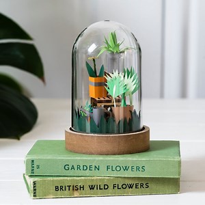 DIY Paper Garden Craft Kit: 3D Paper Cutting Scene - Etsy