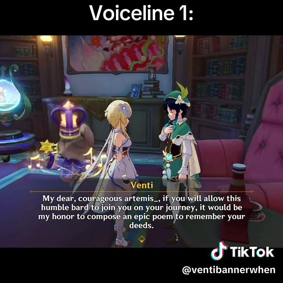 New Venti Voicelines in Imaginarium Theater | Genshin Impact