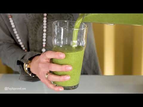 Smoothie Recipe - Moringa Superfood Ginger-Peach Green Smoothie 🤤