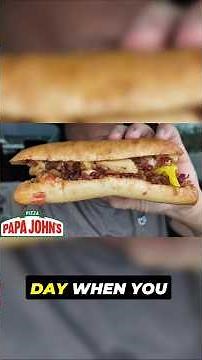 Papa John's Chicken Bacon Ranch Oven Toasted Sandwich Review