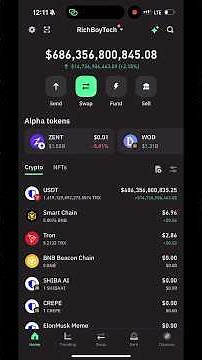 How to Flash Millions of USDT (TRON) on Trust Wallet