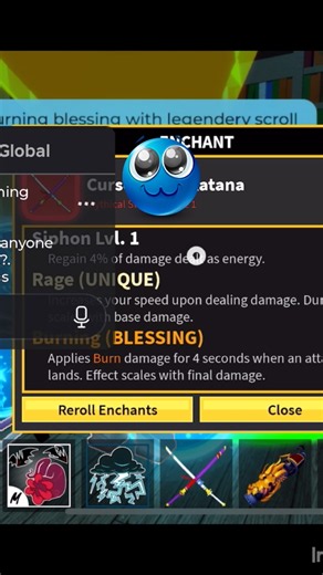 INSANE Blox Fruits Trade & Legendary Scroll Enchant Luck! 🤯🔥