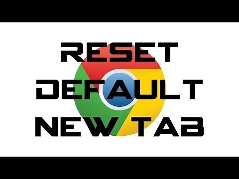 Google Chrome - How to Reset Your Default New Tab (Bing Bar) [2022]