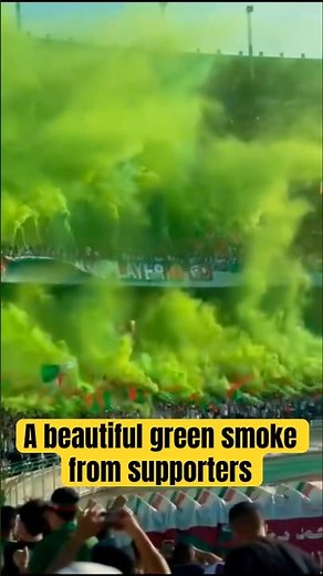 “Epic Green Smoke Takes Over the Stadium! Unbelievable Ultras Atmosphere!”