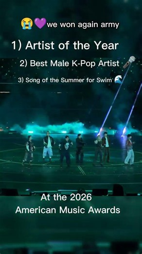 One more Proud moment bts army 😭💜. #bts #kpop #btsarmy #americanmusicawards