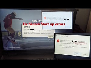 How to fix error bugs in skate4 skate start up issues