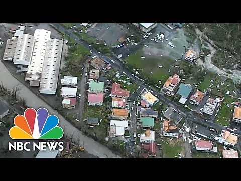 Aerial Footage Of Dominica Captures The Destruction Of Hurricane Maria | NBC News