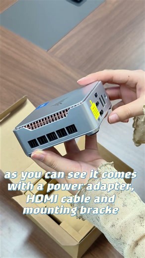 Streamlined. Efficient. Intelligent.🧠#unboxing #techtok #techlover #pcsetup #work #tech #minipc #fyp