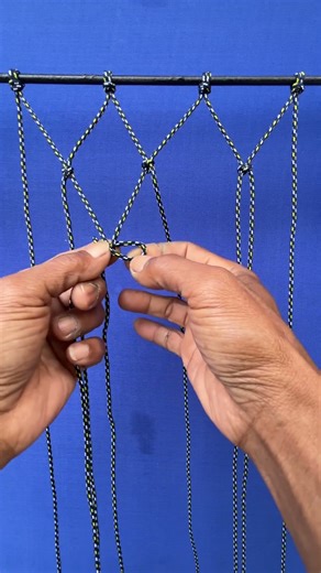 knots to make a net#knotting