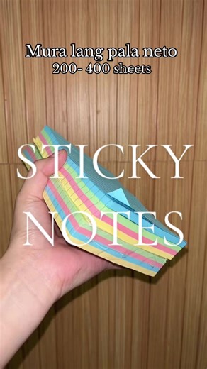 Sticky note pad ang mura neto #stickynotepad #stickynotepadwithlines #notepad #fyp