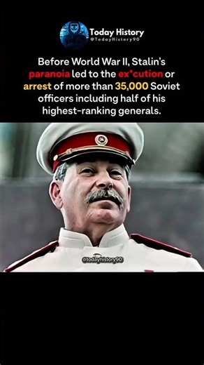 Stalin’s Great Purge: Executed 35,000 Officers
