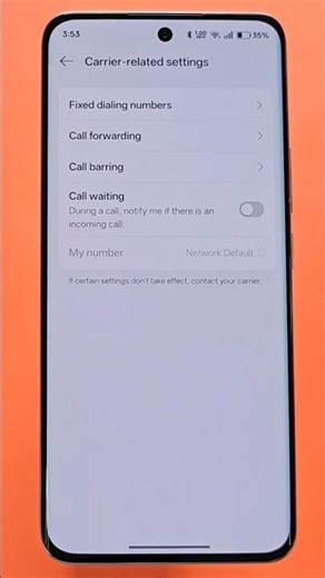 Activate call waiting in realme