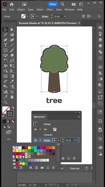 Adobe Illustrator Tutorial: Creating Stunning Tree Illustrations