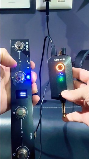 Nux mighty plug pro with Chocolate footswitch #nuxpedals