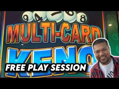 Can I Convert Free Play on Multi card Keno? #kenonation #keno
