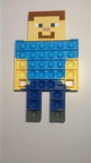 Pop it with Steve (Minecraft)