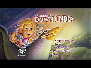 The Rescuers Down Under (1990) - Dvd Menu Walkthrough