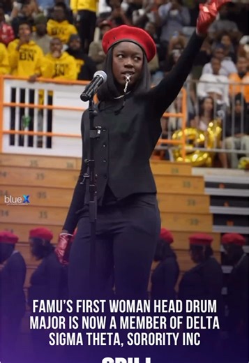 Oluwamodupe “Dupe” Oloyede, a senior Theatre major at Florida A&M University, originally from Decatur, Georgia, made history in June 2025 as she became the first female head drum major of FAMU’s Marching 100 and now as a Delta Woman! 🔺🐘 See more on SPILL📲 spill.com/download #spillapp #blackowned #fypシ #trending