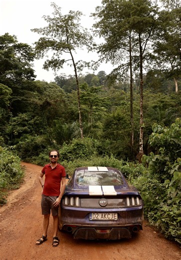 Ford Mustang in Guinea Forest: Roads, Routes, and Overland Journey