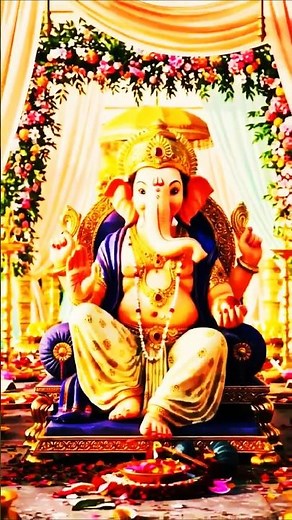 Ganpati Bappa morya 🚩🙏😌#ganesha #shortsfeed#ravikumarking#ravikumarking#shorts#short
