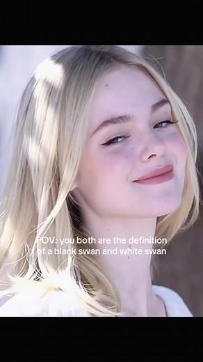 They could literally be sisters😍#ellefanning#devacassel#blackswan#whiteswan#beauty