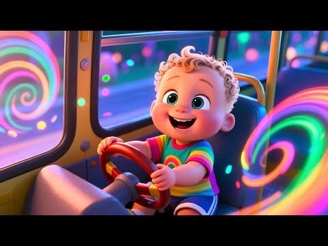 Baby Drives the Bus 🚌👶 | Learn Vehicles and Colors for Kids | Fun Educational Video