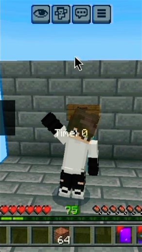 #minecraft bridging practice ☠️💀