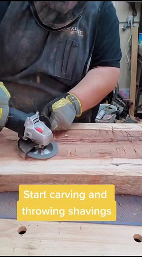 Power Carving a Dough Bowl with an Angle Grinder