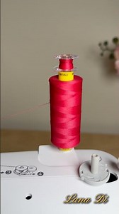 How to properly wind thread onto a bobbin🌷✂️❤️ #diy #sewing #handmade #handmadeinusa