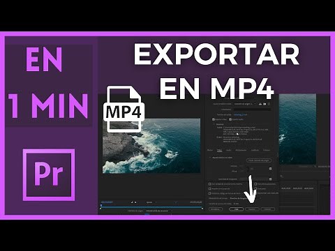 🎞️ Como Exportar un Video en formato MP4 en Adobe Premiere Tutorial | Con Atajos de Teclado