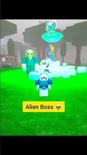 SAVES ALIEN BOSS #robloxedit #99nightintheforest #roblox #usa #animation #shorts