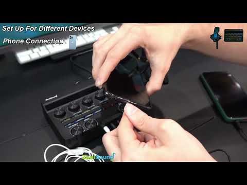 how to use ZealSound s28 sound card dj mixer?