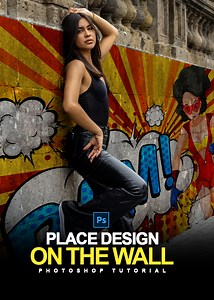 How to Place Design on the Wall in Photoshop | Photoshop Tutorial #placedesignonwall #adddesignonwall #photoshopshortstutorial #photoshop #photoshopshorts #photoshopviralvideo #trendingvideo #photoshoptutorial #photoshopcc #photoshopcc2025 #adobephotoshop | Graphics Solution Tricks