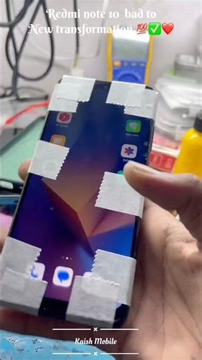Redmi note 10 makeover #shortsfeed #shorts #reels #reelsinstagram #mobilerepairing #repair #ytshorts