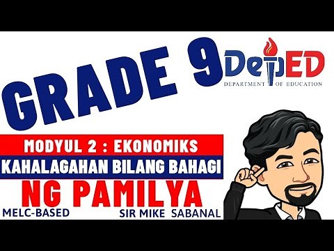 AP 9 WEEK 2 : KAHALAGAHAN NG EKONOMIKS BILANG BAHAGI NG PAMILYA