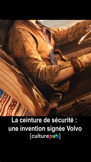 Il y a un peu de Volvo dans chaque voiture... En 1959, la marque invente la ceinture de sécurité à trois points. Plutôt que de la garder pour elle, Volvo fait un choix unique : ouvrir son brevet à l'ensemble des constructeurs ! 🤩 #actu #MadeInFrance #CulturePub | Culture Pub