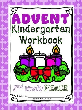 Advent Kindergarten Printable Workbook-Catholic Resource