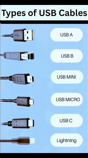 Types of USB Cables #recommended #cable #usb