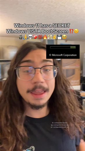 Caden Wolf on Instagram: "The Windows Vista Boot Screen is so Nostalgic 🥹✌️🗿😭🔥❤️‍🩹📀✌️💾🌹 #pc #windows #tech #computer"