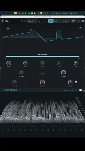 Wavefield - Gated Wavetable Filter on Arpeggiated Synth #wavefield #sounddesign #vstplugin
