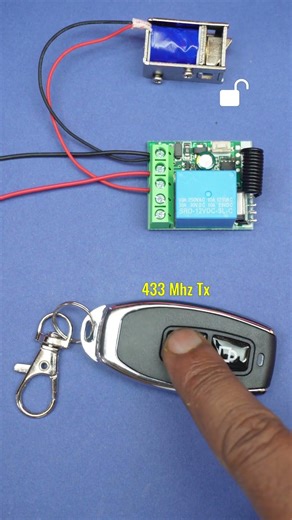 remote door lock #scienceproject #shorts #experiment #electronics