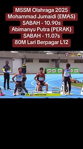 260K views · 8K reactions | Mantap la Sabah onsoi.. Emas dan Perak milik Sabah. Mantap Mohammad Jumaidin ... Rekod baru!!!!!!! 殺殺殺殺殺殺 Perak milik Abimanyu Putra Mrkenvun #atletsabah #80m #hurdles #trackandfield #atletmssm | Team Media Atlet Sabah | Facebook