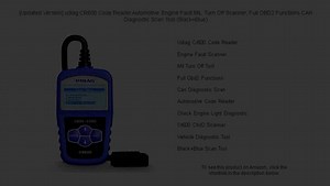 [Updated Version] udiag CR600 Code Reader Automotive Engine Fault MIL Turn Off Scanner, Full OBD2 Functions CAN Diagnostic Scan